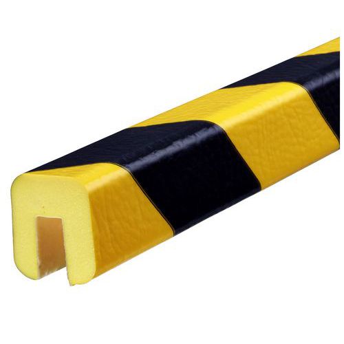 Kątowy profil ochronny z rowkiem