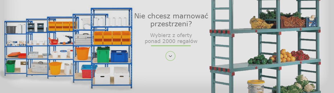 Regały półkowe i specjalne