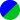 Niebieski/zielony