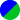 Niebieski/zielony