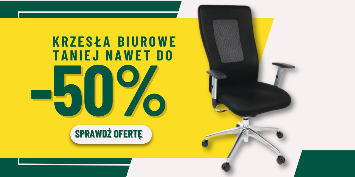 Teraz krzesla biurowe od Manutan nawet do 50% taniej