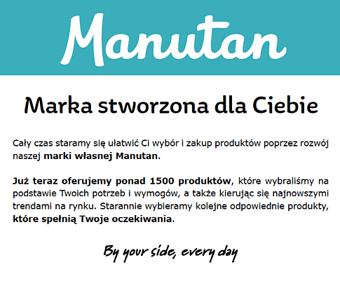 Marka Manutan dla Ciebie