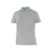Koszulka polo CXS HENRY, męska, krótki rękaw, szaro-niebieska