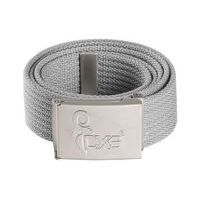 Pasek CXS KARUK, szary, 3,5 cm, materiał tekstylny, klamra z logo CXS