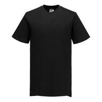 T-shirt szefa kuchni z bawełny MeshAir, czarny