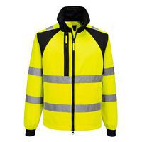 Ostrzegawcza bluza robocza WX2 Eco, czarny/żółty