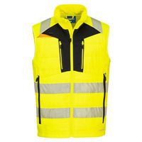 Kamizelka softshell DX4 Hi-Vis, czarny/żółty