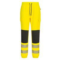 Spodnie ostrzegawcze PW3 Flexi Jogger, czarny/żółty