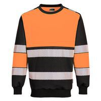 Bluza ostrzegawcza PW3 klasa 1, czarny/pomarańczowy