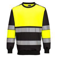 Bluza ostrzegawcza PW3 klasa 1, czarny/żółty