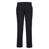 Elastyczne spodnie robocze damskie Chino Slim, czarny