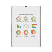 Kieszeń magnetyczna na ulotki do wszystkich powierzchni magnetycznych gablot, półek i desek