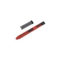 TOPTRADE ołówek ciesielski, automatyczny, twardość HB + 6 szt. zapasowych grafitów, 170 mm