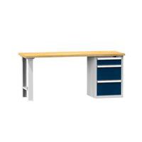 Stoły warsztatowe KOMBI EM4820, 2000 x 800 x 880 mm, MULTIPLEX