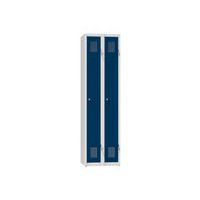 Szafy metalowe 2-drzwiowe na cokole, 800 x 500 x 1850 mm