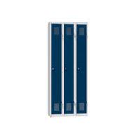Szafa metalowa 3-komorowa 1850 x 900 x 500 mm, szara