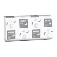 Ręczniki papierowe Katrin Plus ZZ - Handy Pack 2-warstwowe, 200 listków, białe, 20 szt.