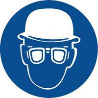 Tablice bezpieczeństwa z nakazem - Używaj okularów ochronnych