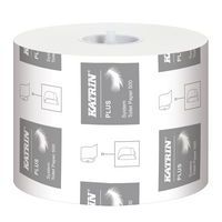 Papier toaletowy Katrin System Plus 3-warstwowy, 13,5 cm, 500 listków, biały, 36 rolek
