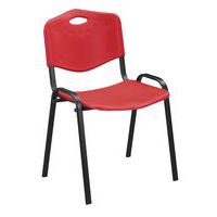 Plastikowe krzesła do jadalni Manutan ISO