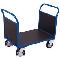 Wózki platformowe z dwoma uchwytami i pełnym wypełnieniem ramy, do 1000 kg