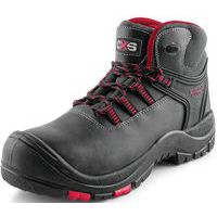 Skórzane buty robocze za kostkę CXS Rock Granite, czarne