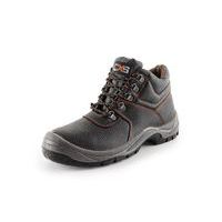 Skórzane buty robocze za kostkę CXS Stone, czarne
