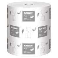 Ręczniki papierowe Katrin System Plus 2-warstwowe, 100 m, białe, 6 szt.