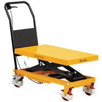 Mobilny hydrauliczny stół podnośnikowy Manutan Expert, do 300 kg, blat 81,5 x 50 cm