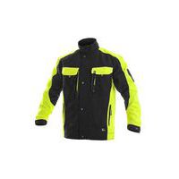 Męska bluza robocza CXS Sirius Brighton, czarna/żółta