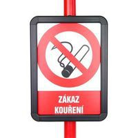 Plastikowa ramka informacyjna do słupków odgradzających, A4