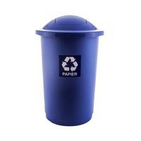 Plastikowy kosz do segregacji odpadów, 50l