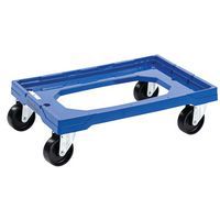 Plastikowa platforma transportowa na skrzynki Manutan Expert, do 250 kg