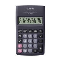 Kalkulator kieszonkowy CASIO HL-815L-BK-B, 8-cyfrowy, 69,5x118mm, czarny