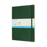 Notes MOLESKINE XL (19x25cm) w kropki, miękka oprawa, myrtle green, 192 strony, zielony