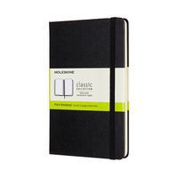 Notes MOLESKINE Classic M, 11,5x18 cm, gładki, twarda oprawa, 208 stron, czarny