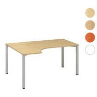 Ergonomiczne stoły biurowe Alfa 200, 180 x 120 x 74,2 cm, wersja lewa