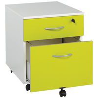 Kontenery mobilne Manutan Expert Colibri, 53 x 42 x 50 cm, 2 szuflady