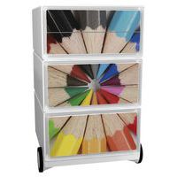 Kontenery mobilne Manutan Expert Easy Office, 4 szuflady, 64,2 x 39 x 43,6 cm