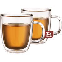 Szklana filiżanka termiczna Maxxo na herbatę, 0,48 l