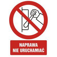 Naprawa, nie uruchamiać