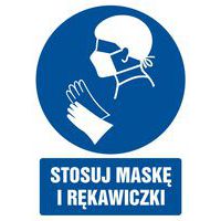 Stosuj maskę i rękawiczki