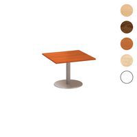 Stoły konferencyjne Alfa 400 z szarą podstawą, 80 x 80 x 50,7 cm