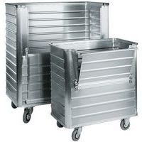 Wózki skrzyniowe ze stali nierdzewnej i aluminium