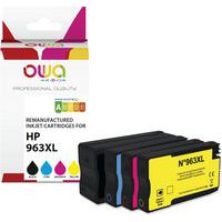 Regenerowany wkład atramentowy HP 963XL, 4 kolory