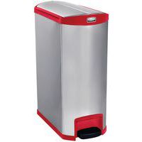 Pojemnik Slim Jim Step On End Step stal nierdzewna 90 l_Rubbermaid