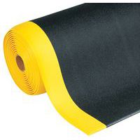 Maty przemysłowe przeciwzmęczeniowe Sof-Tred™, czarno-żółte, szerokość 90 cm