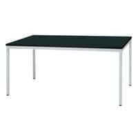 Stół wielofunkcyjny z jasnoszarymi nogami RAL 7035, 160 x 80 x 74,5 cm, jasnoszary