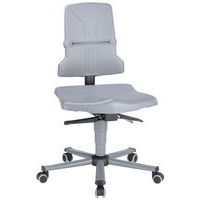 Krzesła warsztatowe Bimos Sintec 9803, 9813 i 9823 z podnóżkiem, na kółkach