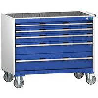 Komoda mobilna Bott Cubio, 89 x 105 x 65 cm, 5 szuflad, multipleks/linoleum/mat